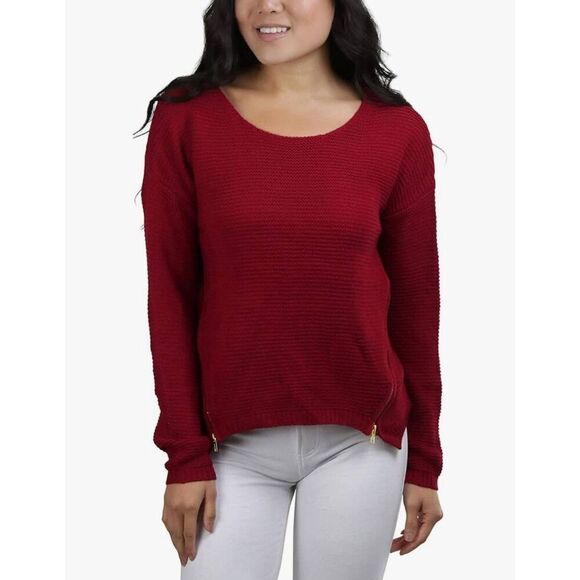 🔸️Love Tree Maroon Acrylic Knit Sweater Medium - Picture 3 of 11